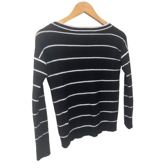 Banana Republic x Filpucci Black striped Wool Cashmere Blend Sweater Size XS - Picture 2 of 9